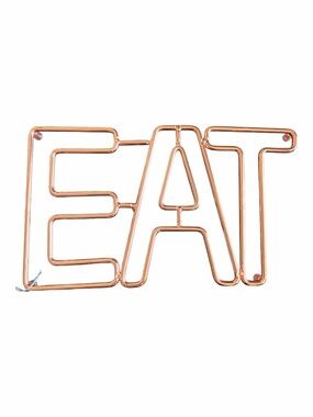Martha Stewart Copper-Plated Steel Trivet NWT